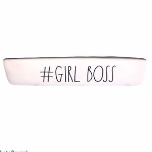 RAE DUNN GIRL BOSS Desk Sign Paperweight